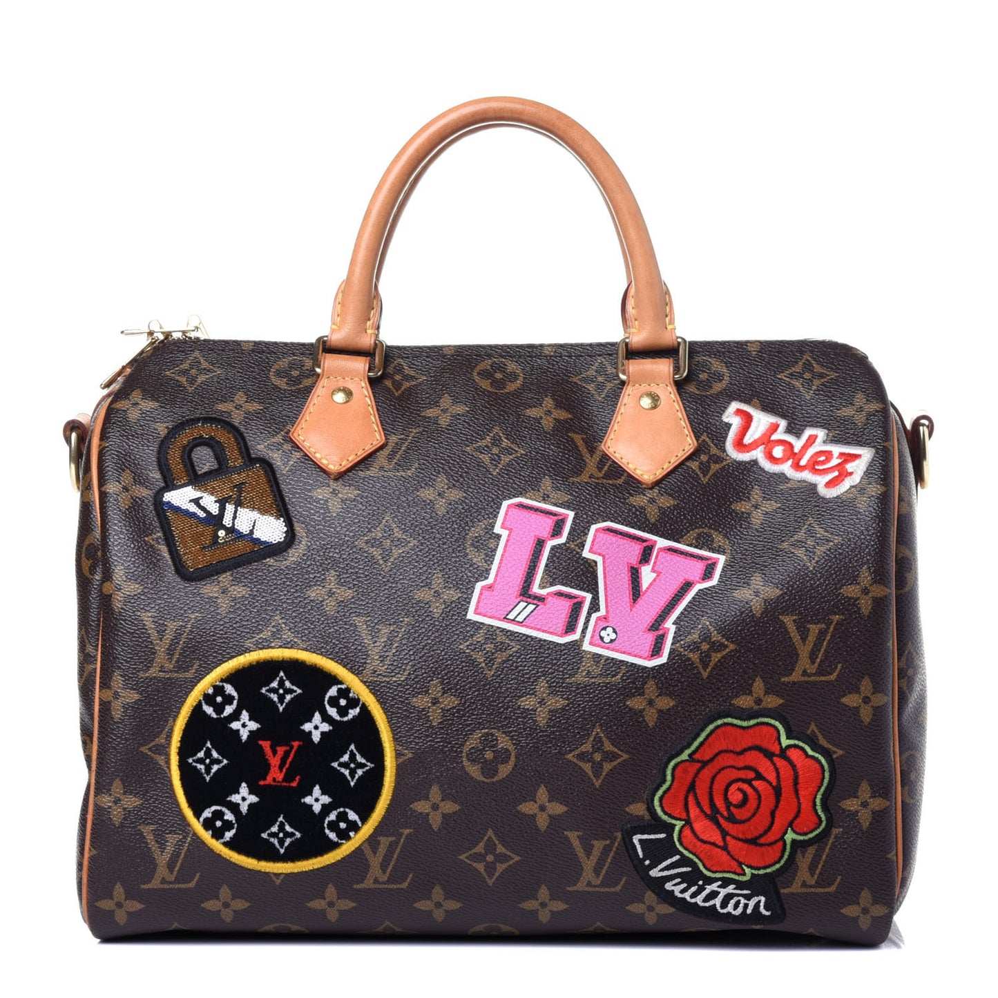 Monogram Patches Speedy Bandouliere 30
