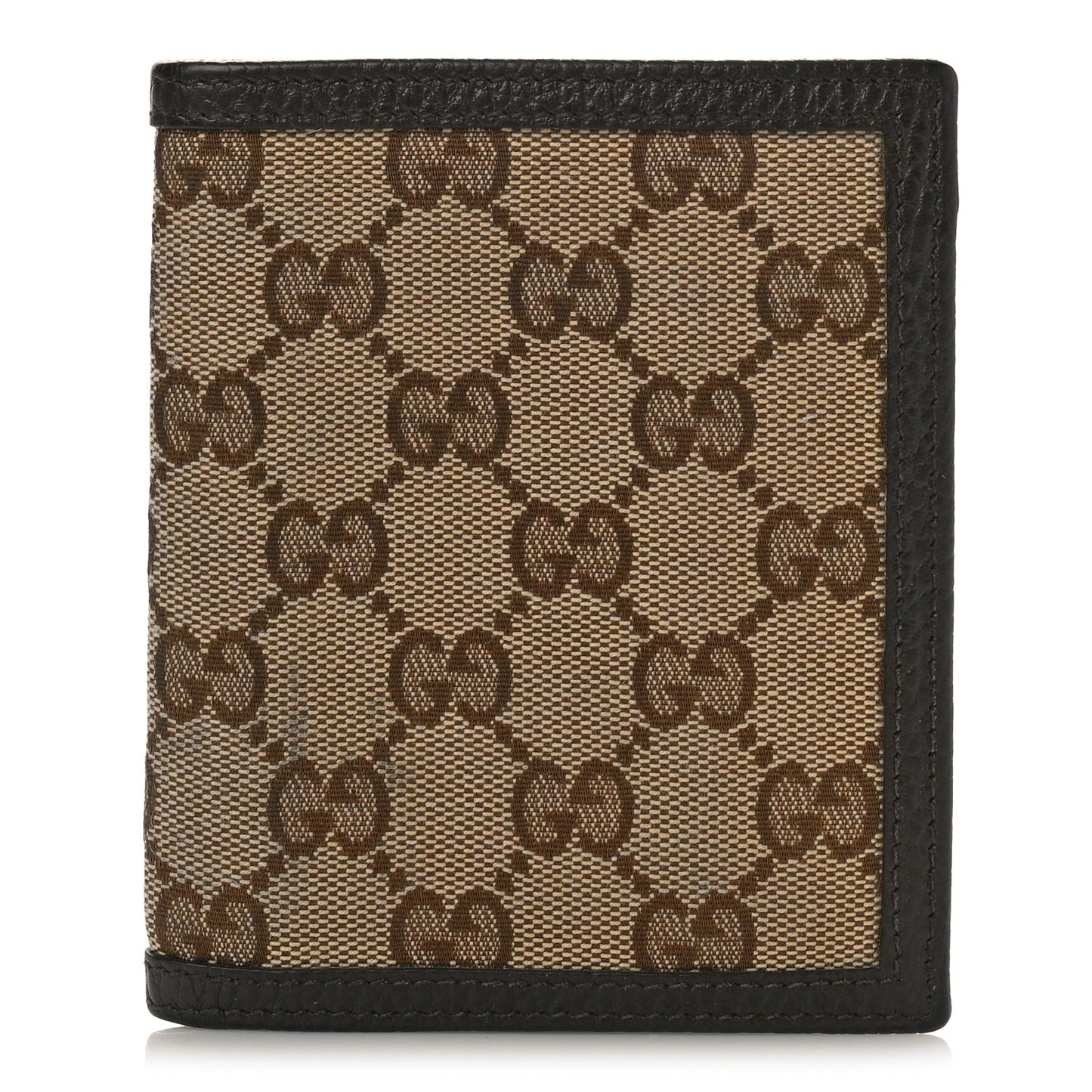 Monogram Bi-Fold Wallet Dark Brown
