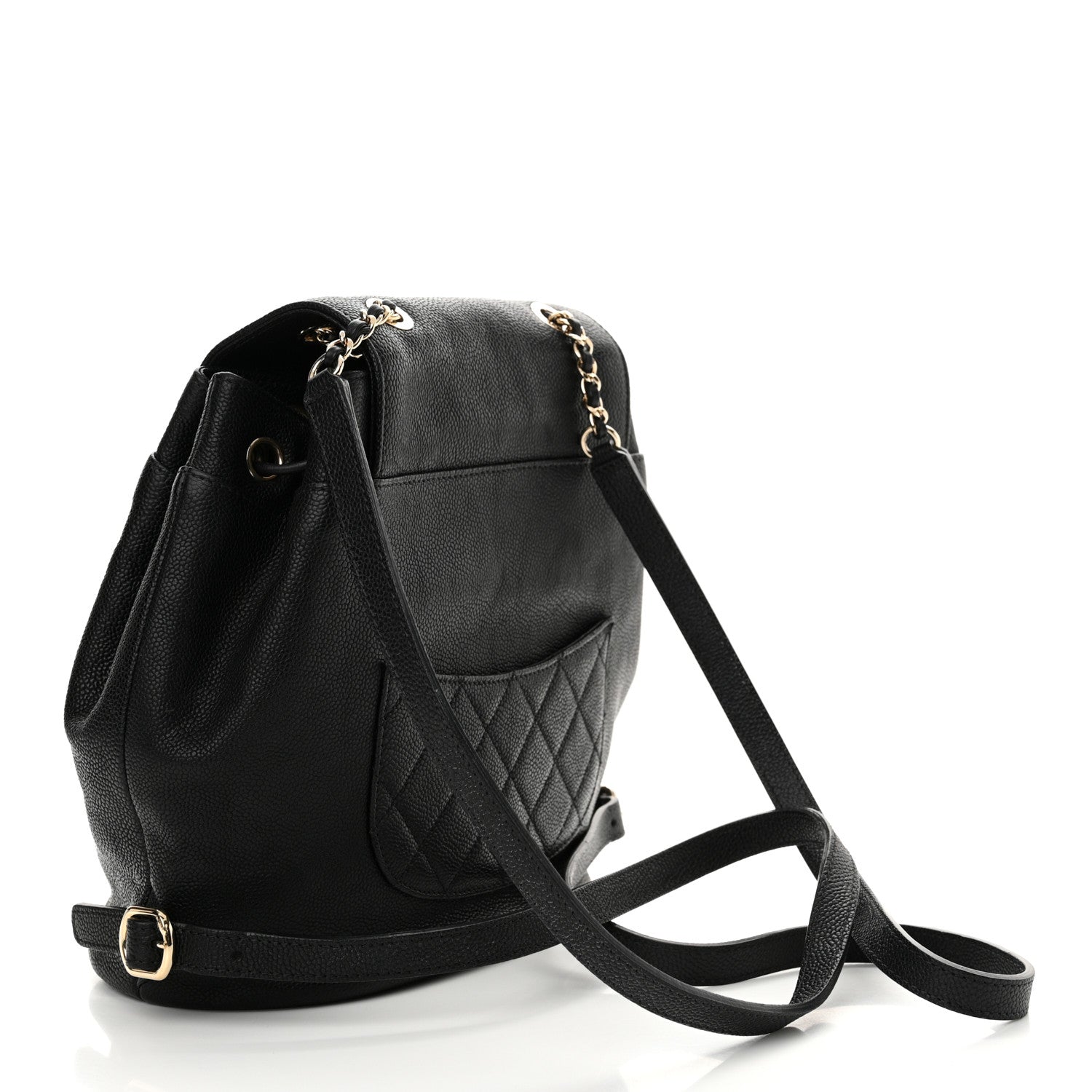 Chanel Caviar Quilted Backpack Black 3 of 12