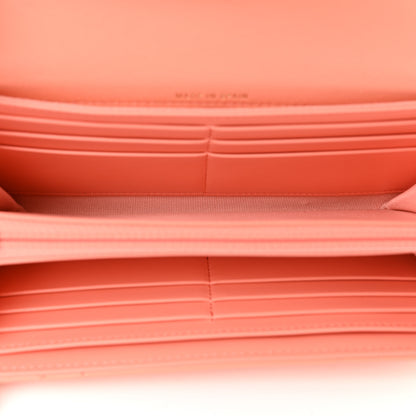 Chanel Lambskin Quilted Chanel 19 Flap Wallet Light Pink 5 of 9