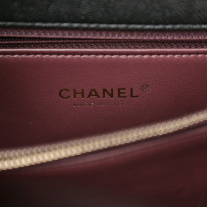 Chanel Caviar Quilted Small Coco Handle Flap Black 6 of 10