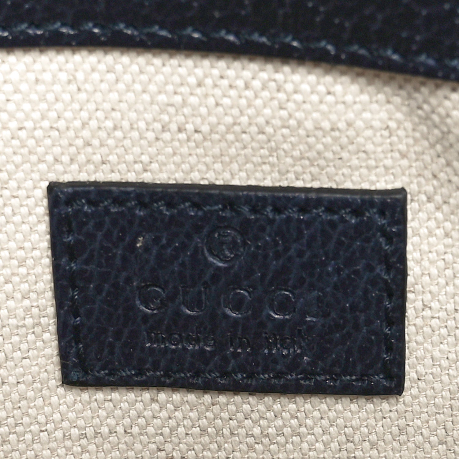 Gucci GG Supreme Monogram Web Small Ophidia Belt Bag 90 36 Beige Navy 6 of 10