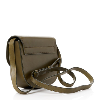 Saint Laurent Smooth Calfskin Classic Monogram Small Kaia Satchel Green 3 of 11