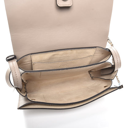 Chloe Suede Calfskin Small Faye Shoulder Bag Motty Grey 5 of 7