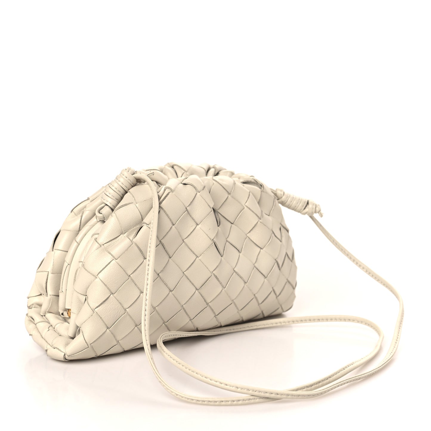 Nappa Intrecciato The Mini Pouch Chalk
