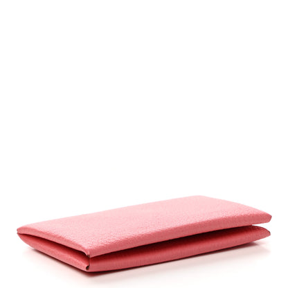 Hermes Chevre Mysore Calvi Card Case Rose Ete 4 of 9