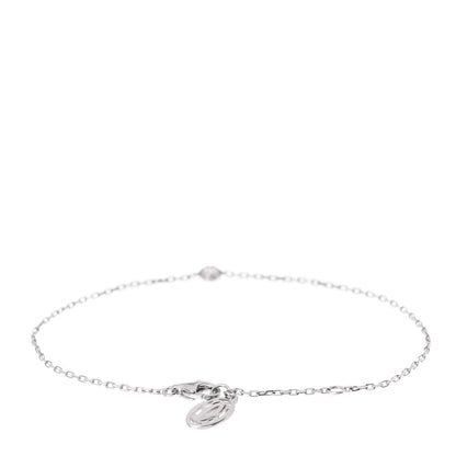 Cartier 18K White Gold Diamond SM D'Amour Bracelet 3 of 4