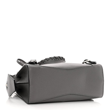 Balenciaga Grained Calfskin Neo Classic Silver Hardware Mini City Dark Grey 4 of 10