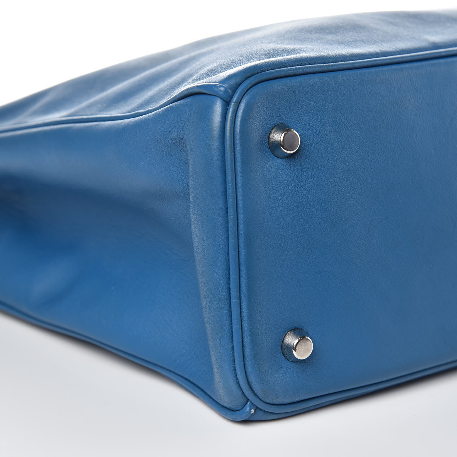 Christian Dior Smooth Calfskin Large Diorissimo Tote Blue 10 of 17