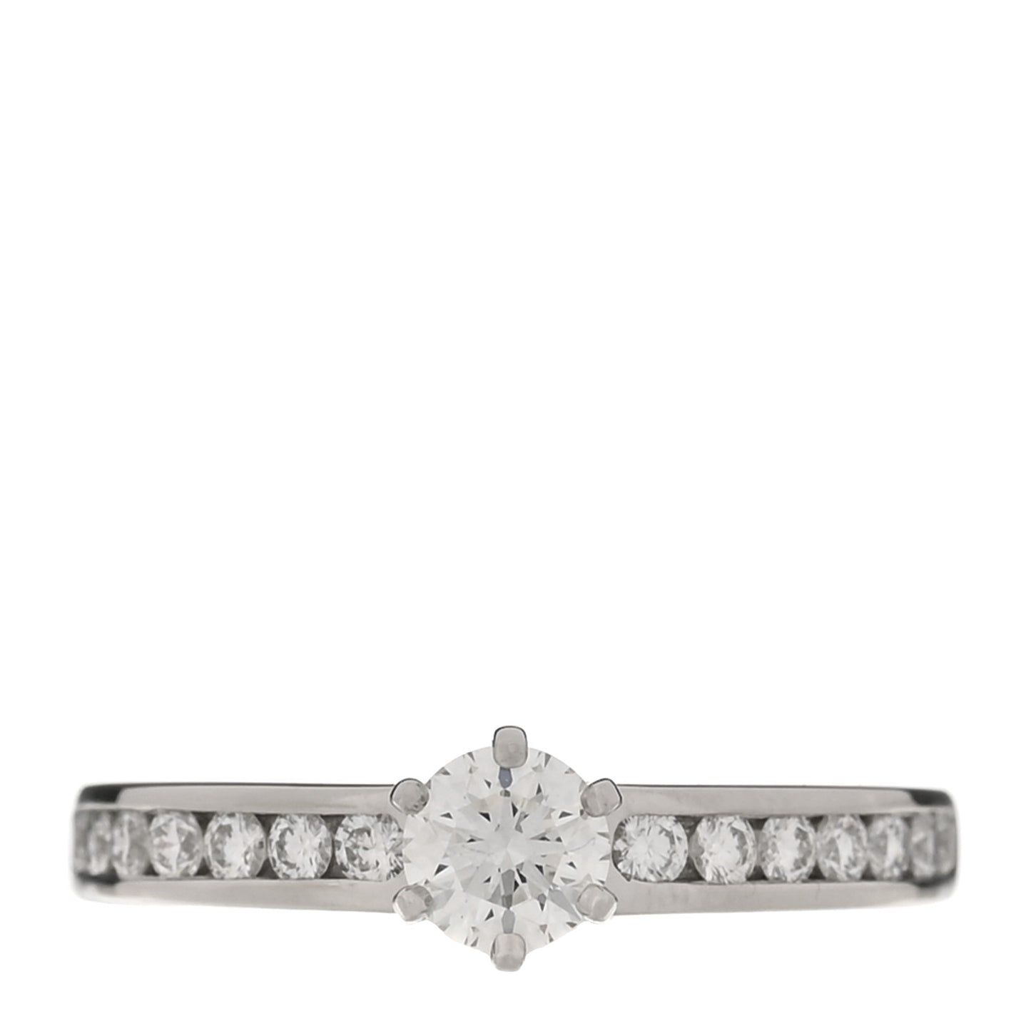 Platinum Diamond .30ct Channel-Set Engagement Ring  48 4.5