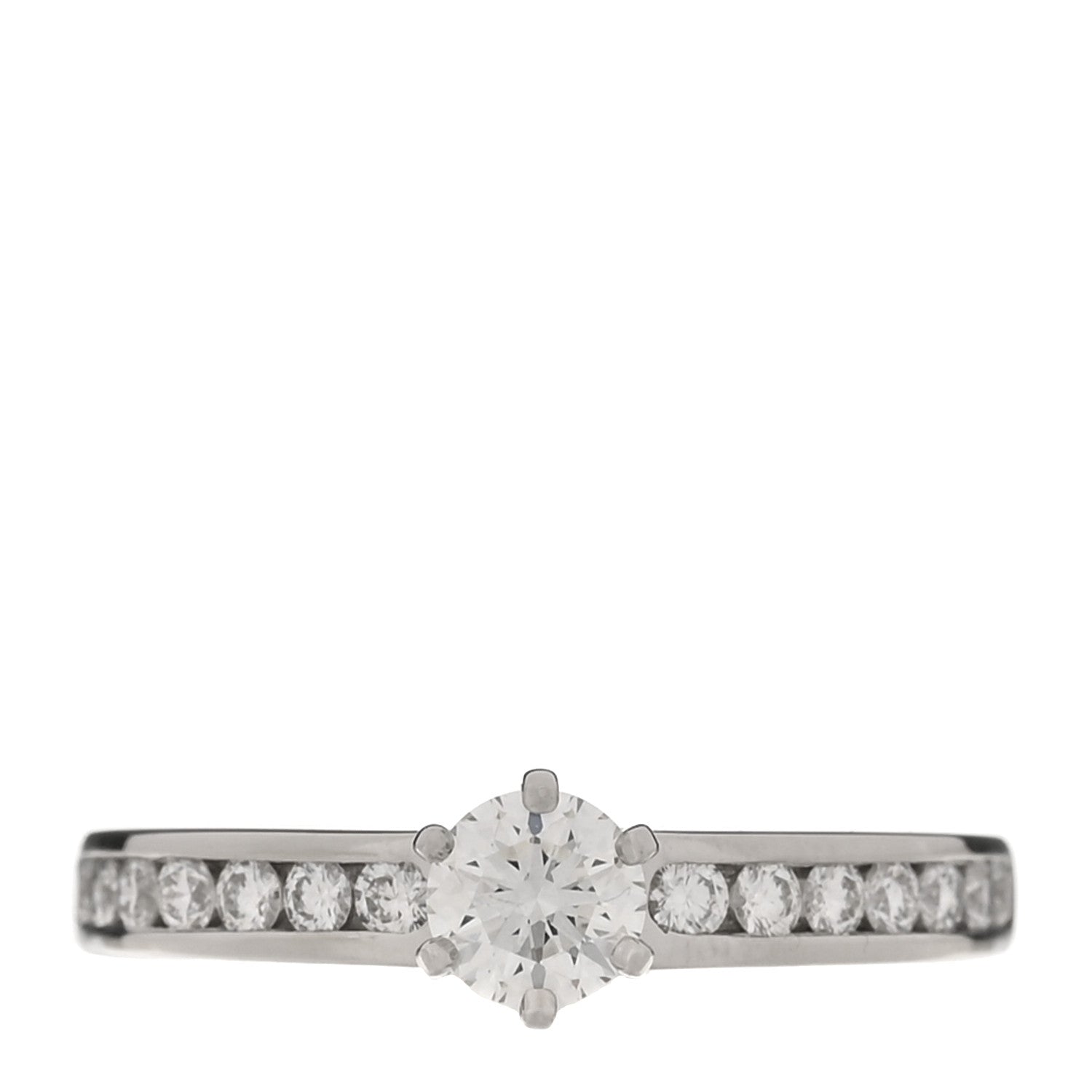 Tiffany Platinum Diamond .30ct Channel-Set Engagement Ring  48 4.5 1 of 5
