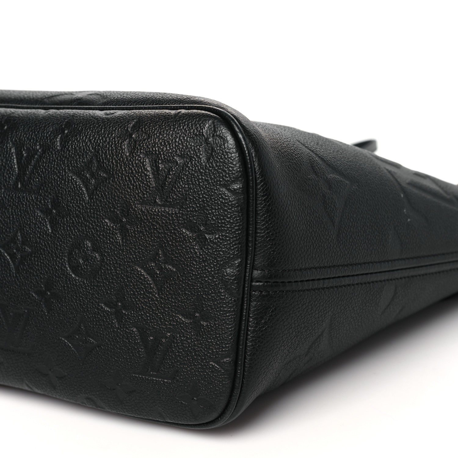 Louis Vuitton Empreinte Monogram Giant Neverfull MM Black 9 of 10