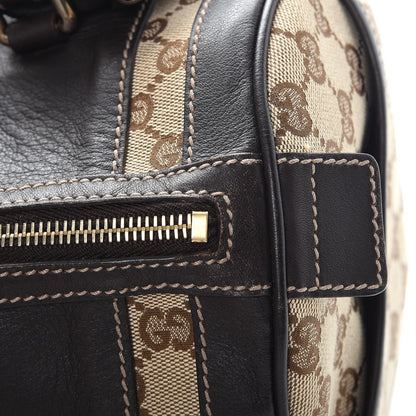 Gucci Monogram Trophy Satchel Ebony 8 of 8