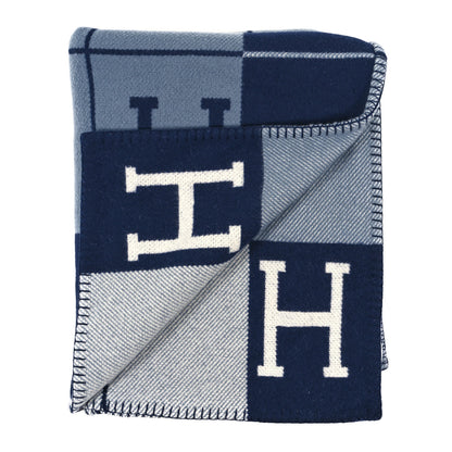 Hermes Wool Cashmere Avalon III Blanket Caban Ecru 2 of 3