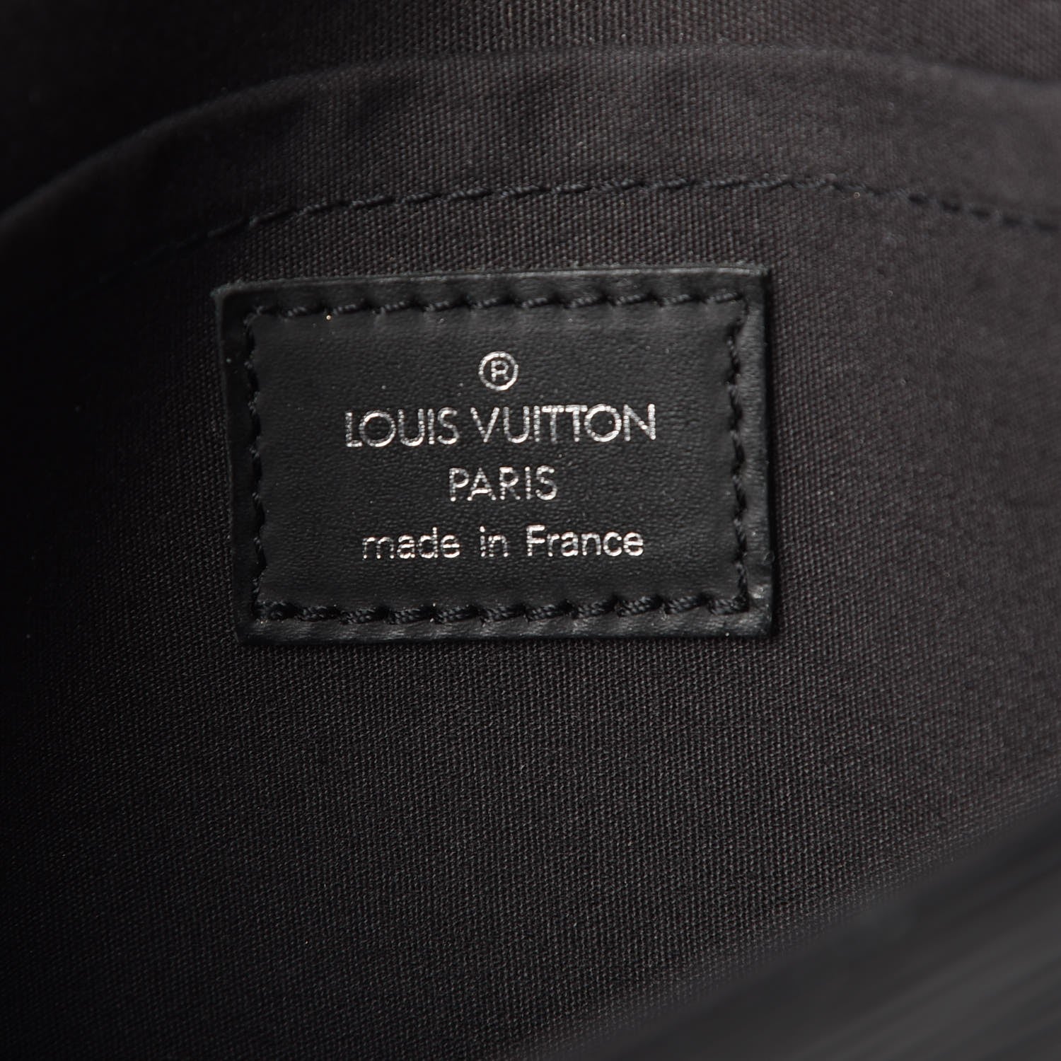 Louis Vuitton Epi Segur Pochette Black 6 of 7