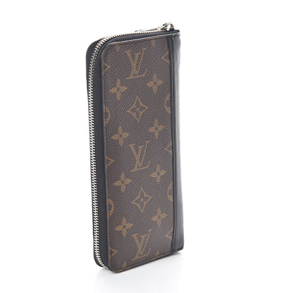 Louis Vuitton Monogram Macassar Vertical Zippy Wallet 3 of 6
