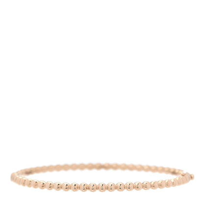 Van Cleef & Arpels 18K Rose Gold Perlee Pearls of Gold Bracelet M 1 of 6