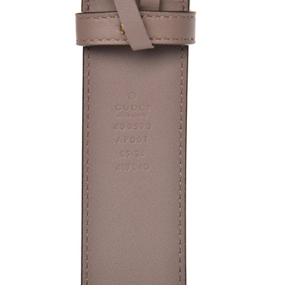 Gucci Calfskin Double G 40mm Belt 85 34 Porcelain Rose 4 of 7
