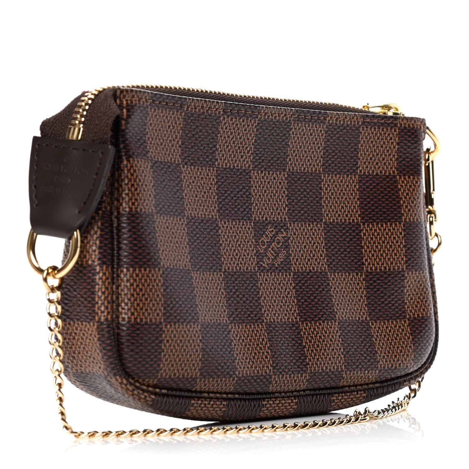 Louis Vuitton Damier Ebene Mini Pochette Accessories 2 of 4