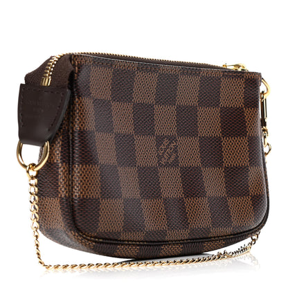 Louis Vuitton Damier Ebene Mini Pochette Accessories 2 of 4