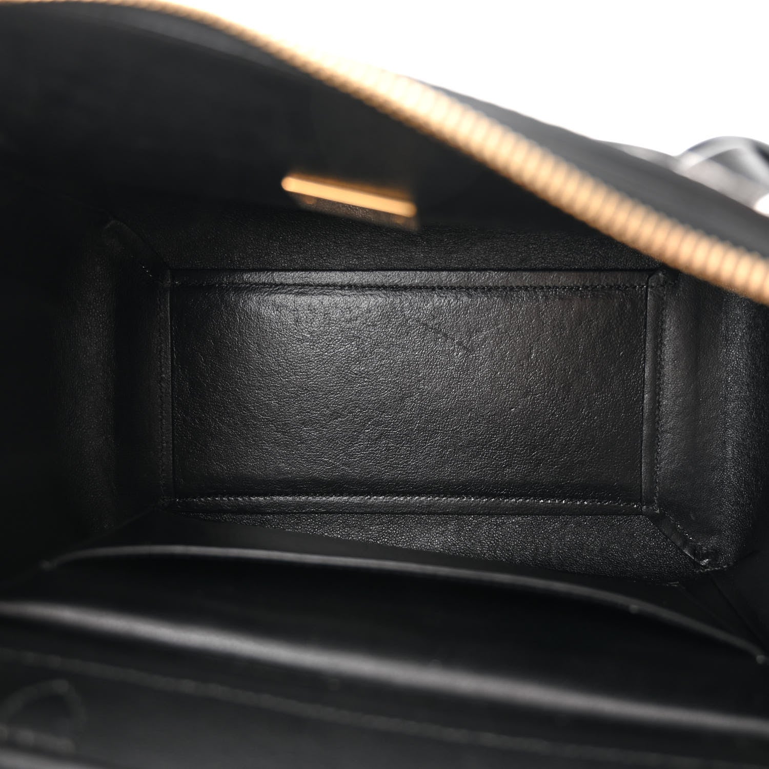 Celine Bullhide Micro Belt Bag Black White 5 of 11