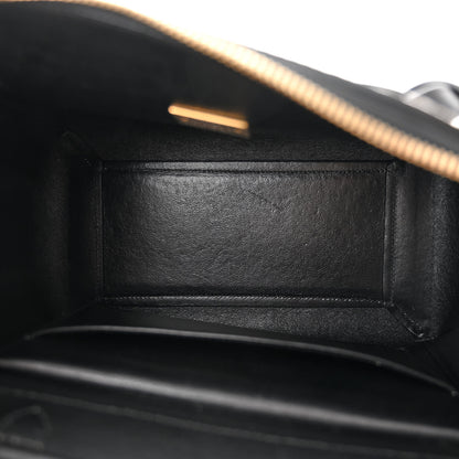 Celine Bullhide Micro Belt Bag Black White 5 of 11