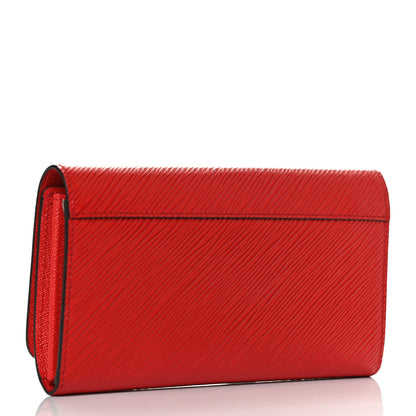 Louis Vuitton Epi Twist Wallet Coquelicot 3 of 9