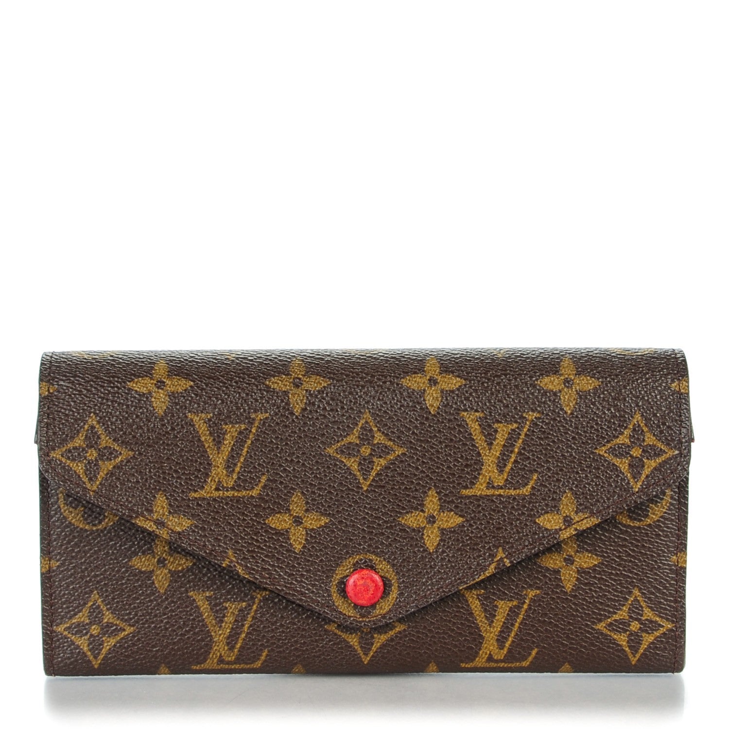 Louis Vuitton Monogram Josephine Wallet Red 1 of 8