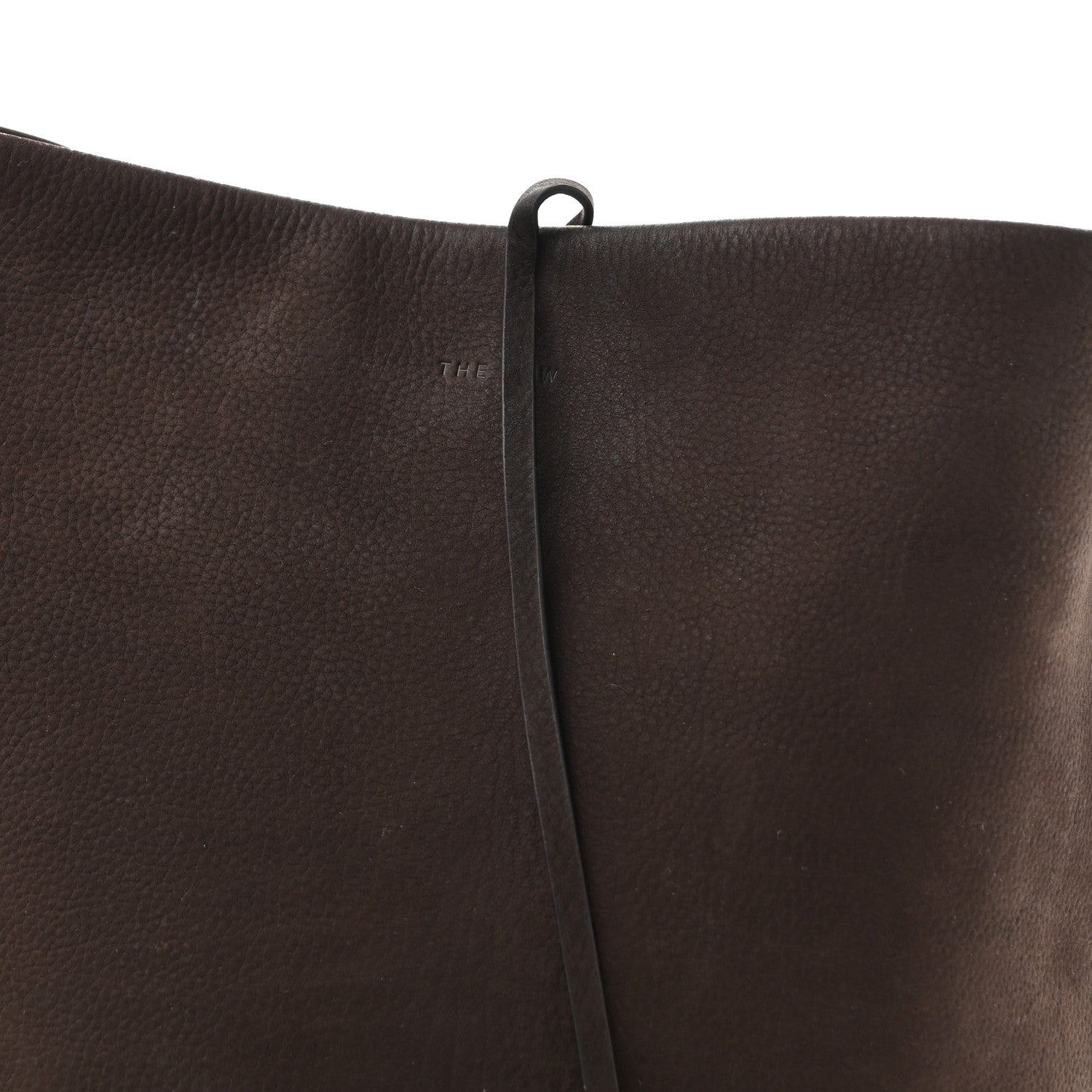The Row Suede Calfskin Medium N/S Park Tote Wood Brown 8 of 14