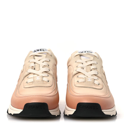 Chanel Gradiant Calfskin CC Womens Sneakers 37 Light Orange 3 of 11