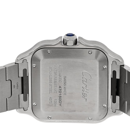 Cartier Stainless Steel 18K Yellow Gold 39.8mm Santos De Cartier Automatic Watch 4 of 5
