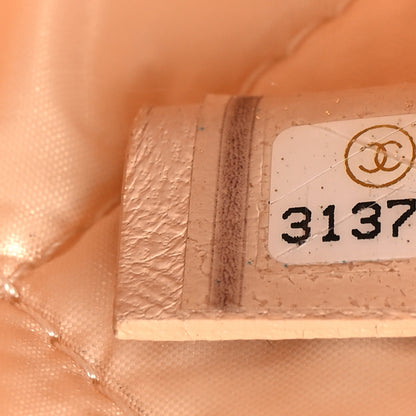 Chanel Lambskin Quilted Large Vanity Pouch Beige Clair 7 of 8