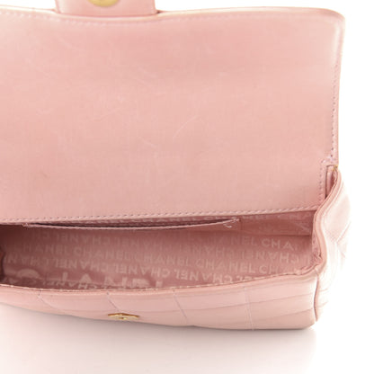 Chanel Lambskin Quilted Mini Chocolate Bar Camellia Flap Pink 5 of 10