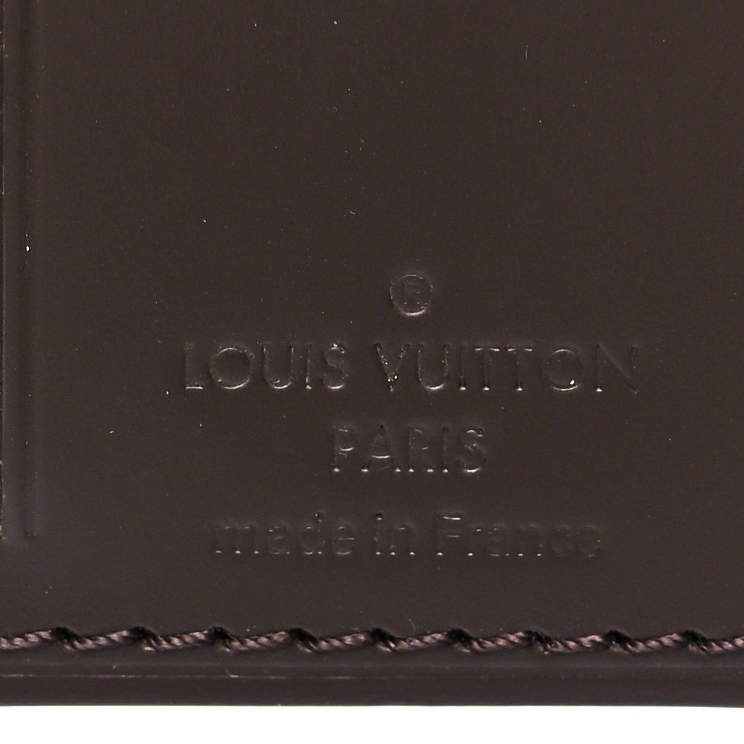 Louis Vuitton Calfskin Heart and Dagger Luggage Tag Ebene 3 of 3