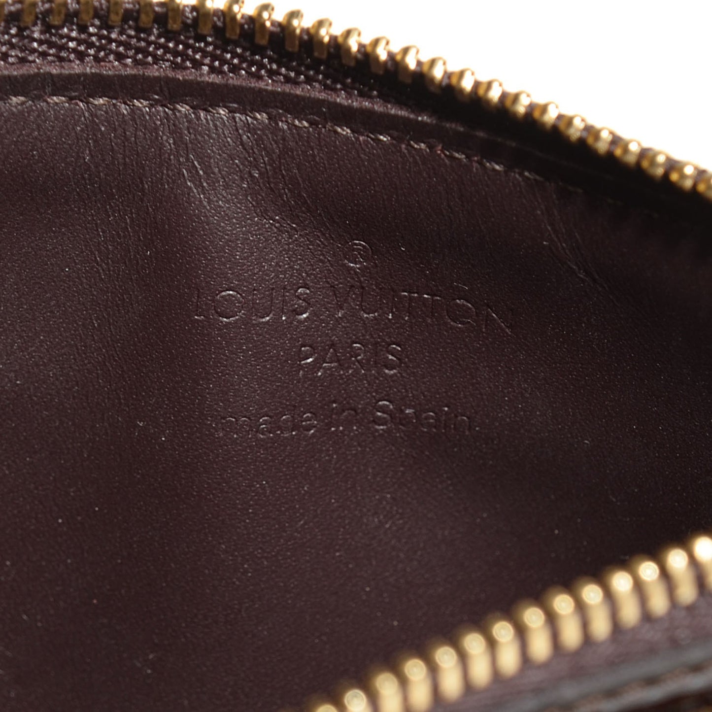 Vernis Key Pouch Amarante