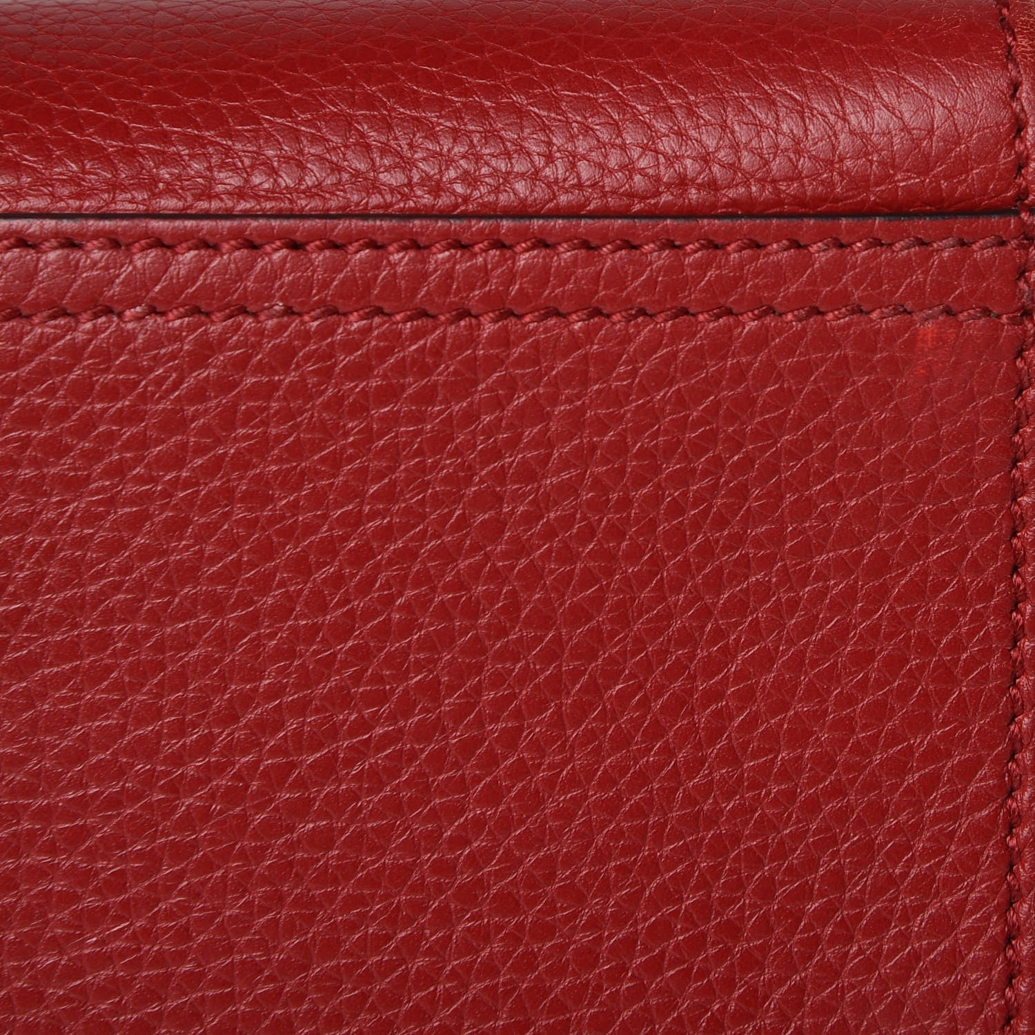 Gucci Calfskin Small GG Marmont Top Handle Bag Vulcanic Red 14 of 14