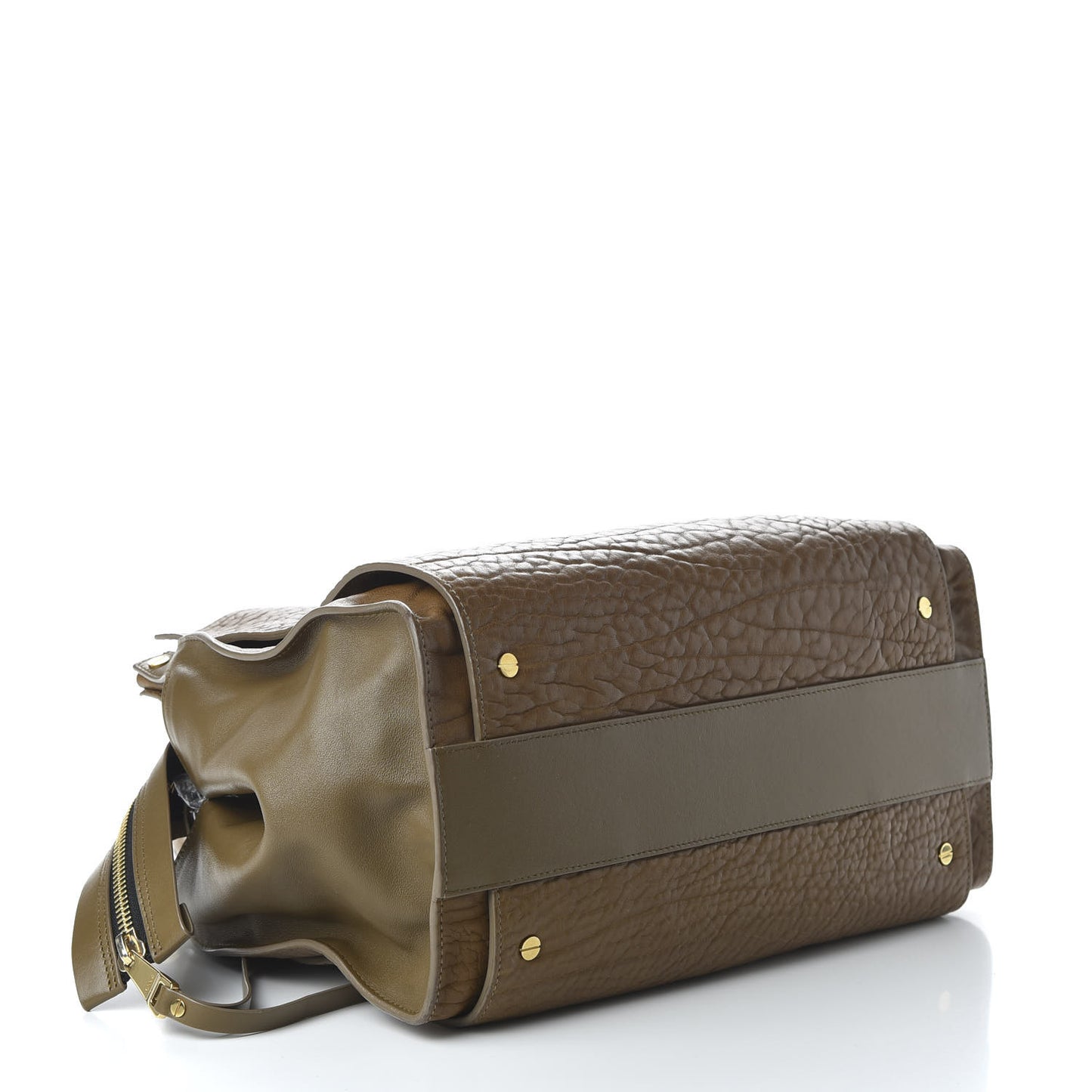 Pebbled Calfskin Dree Shoulder Bag Nut