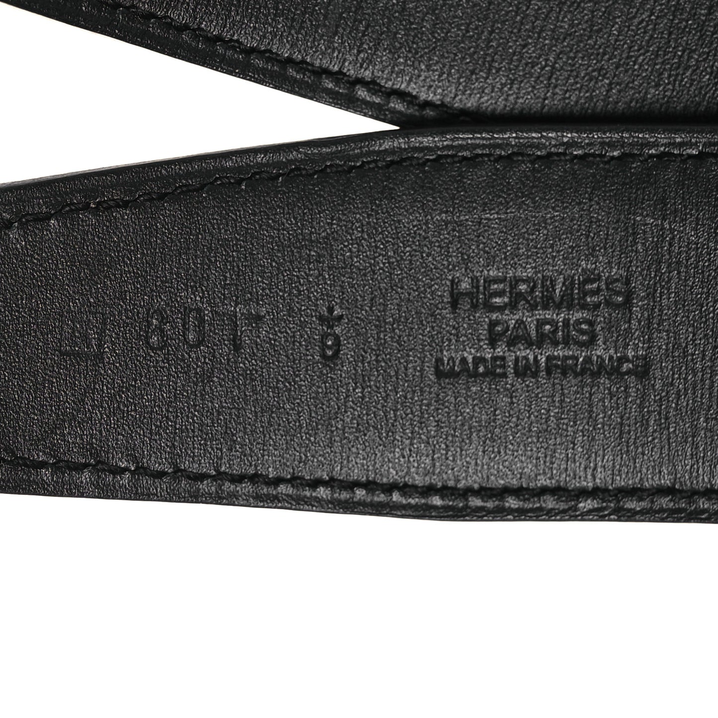 Swift Epsom 24mm Belt Strap 80 Black Etoupe
