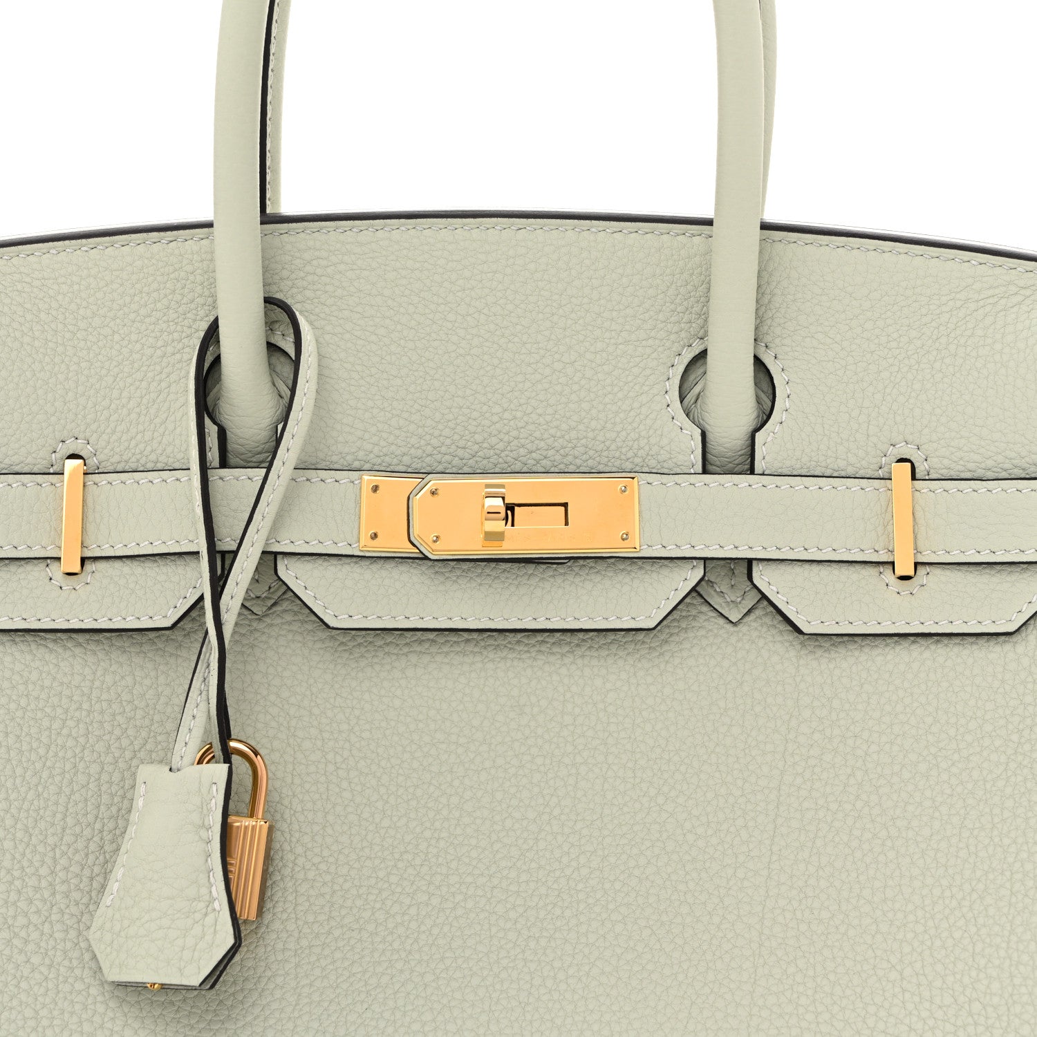 Hermes Togo Birkin 30 Gris Neve 8 of 12