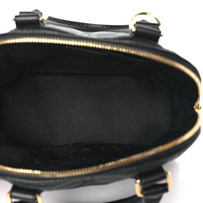 Louis Vuitton Calfskin Bubblegram Alma BB Black 5 of 8