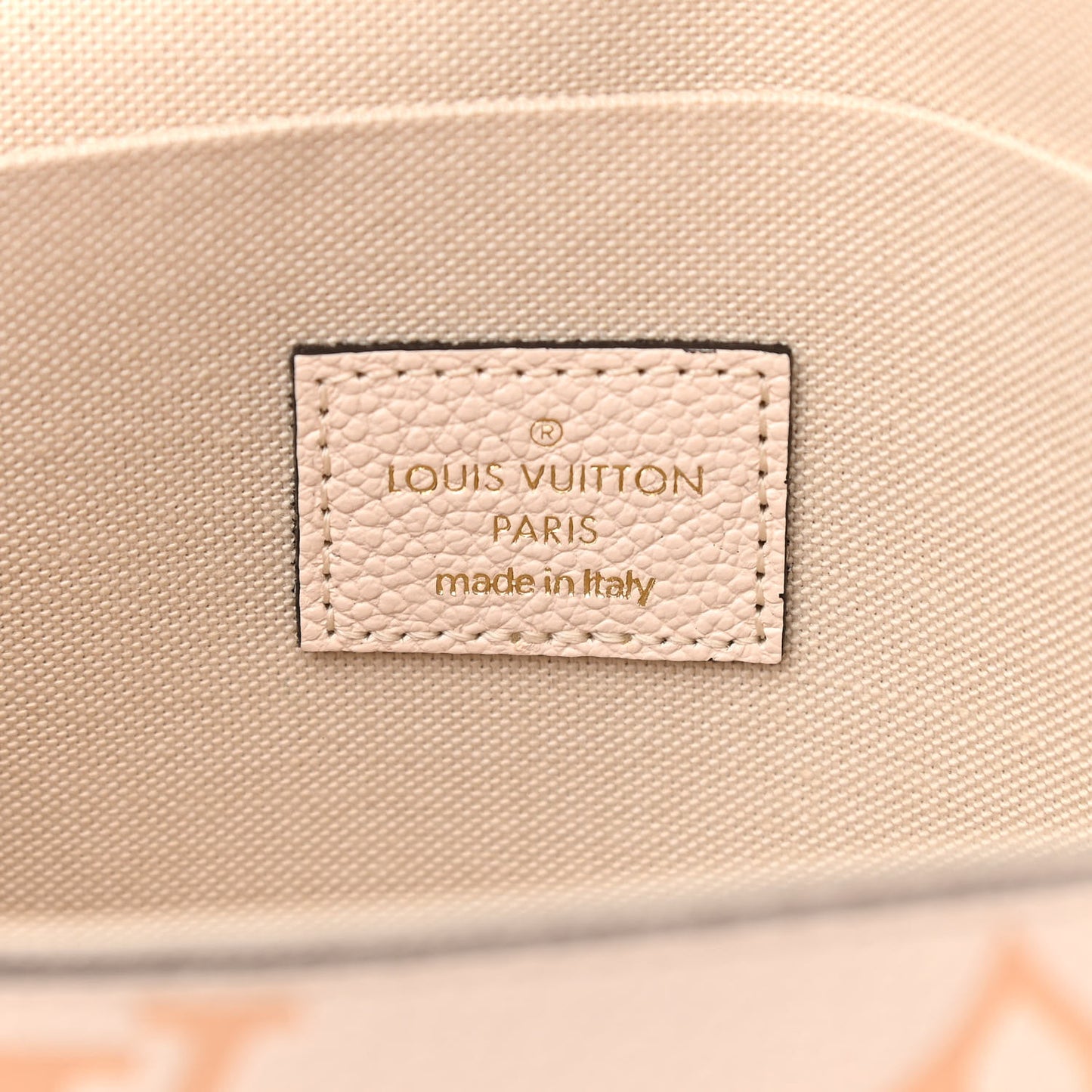 Empreinte Monogram Giant By The Pool Felicie Pochette Chain Wallet Cream Saffron