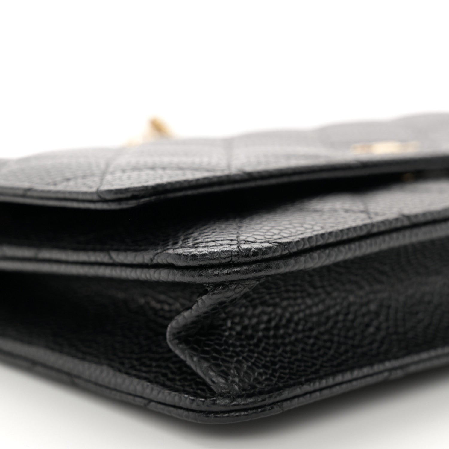 Chanel Caviar Quilted Wallet on Chain WOC Black 10 of 12
