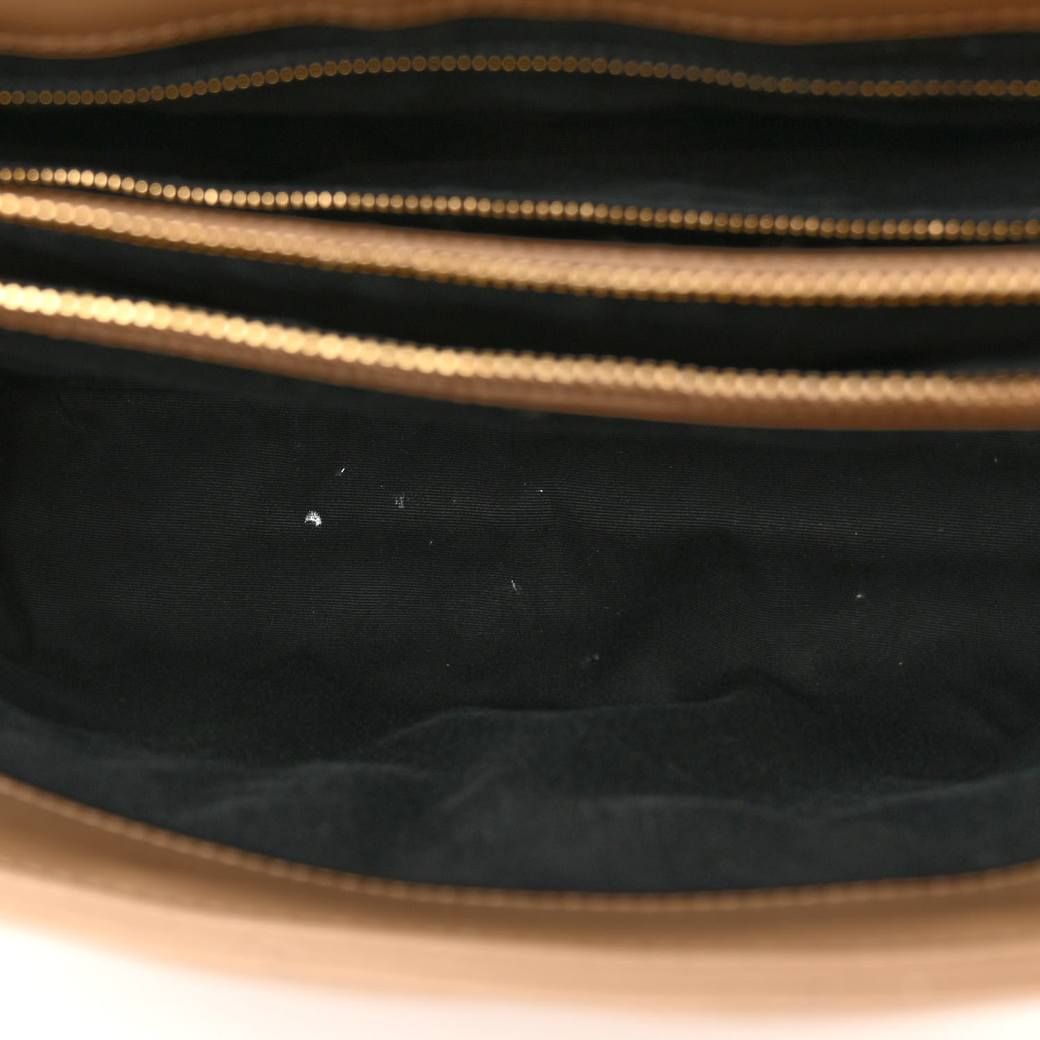 Saint Laurent Calfskin Y Quilted Monogram Medium Loulou Chain Satchel Dark Beige 5 of 12
