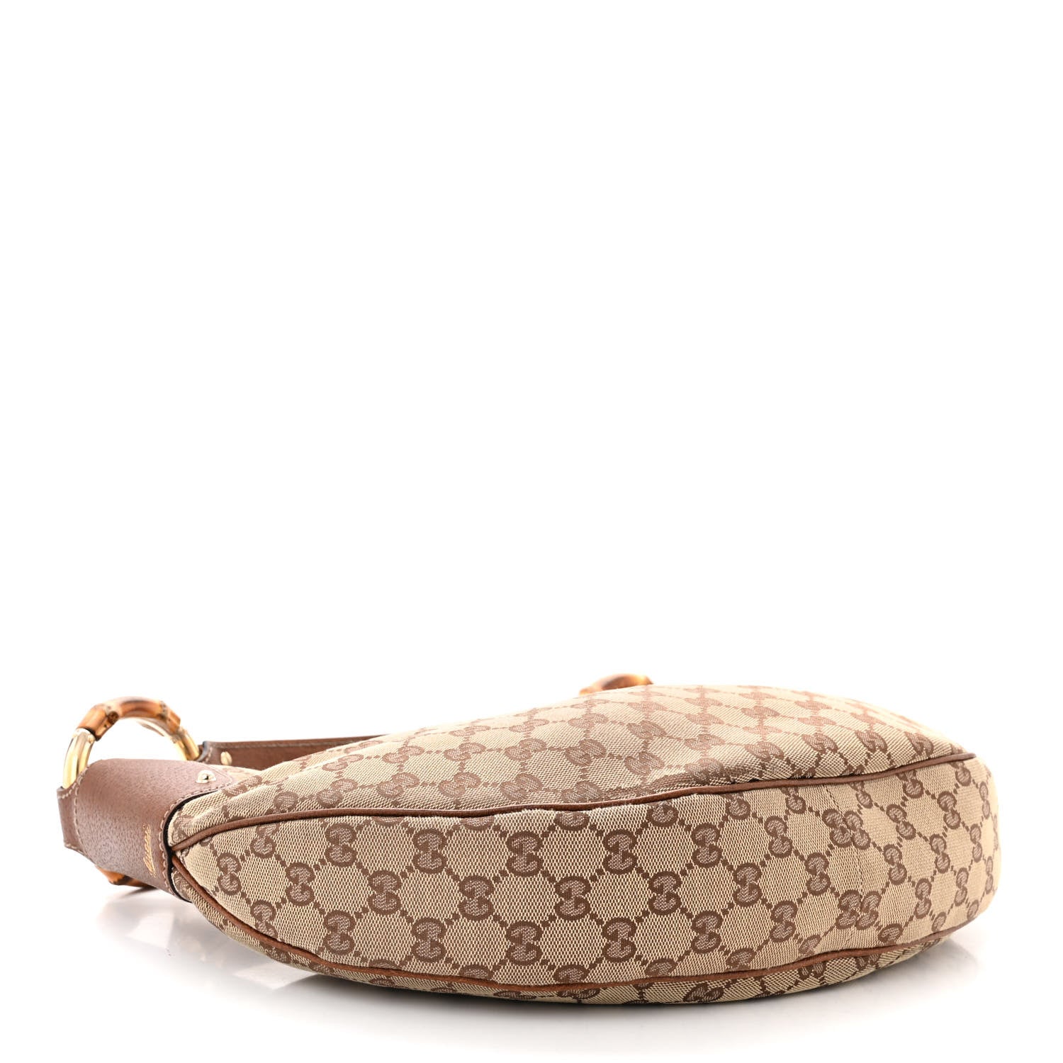 Gucci Monogram Bamboo Ring Hobo Brown 4 of 12