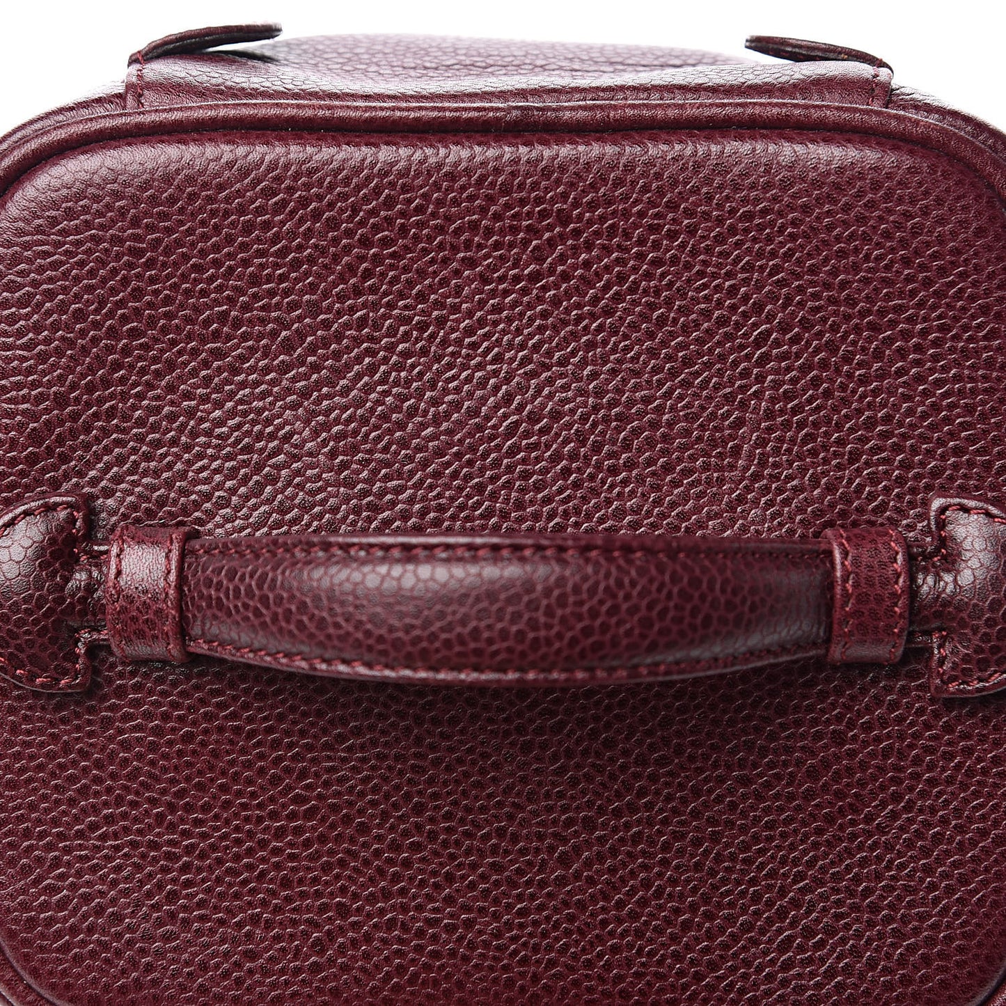Caviar Vanity Cosmetic Case Burgundy