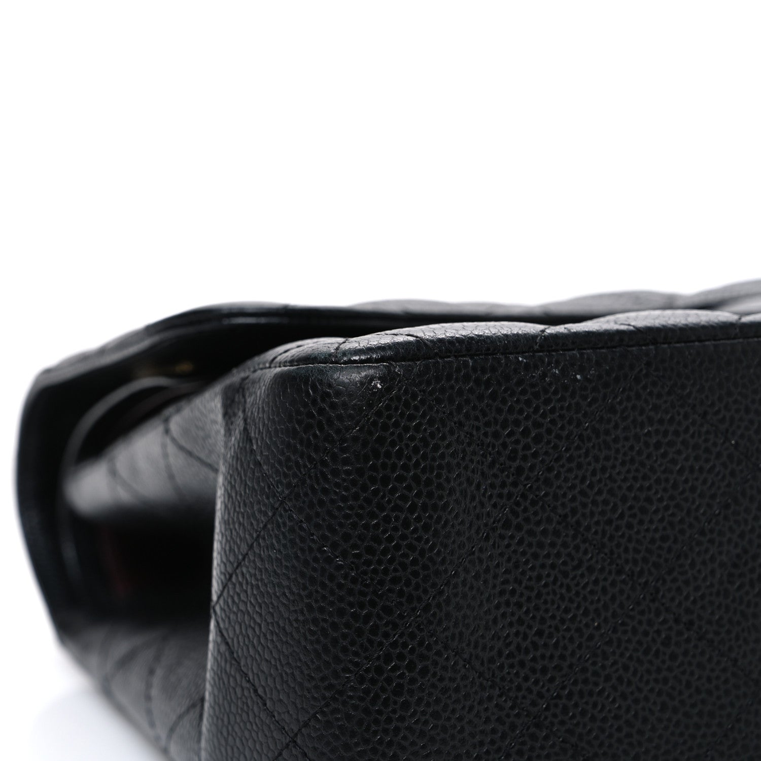 Chanel Caviar Quilted Jumbo Double Flap Black 12 of 12