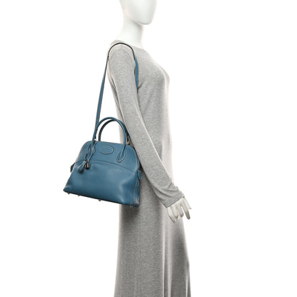 Hermes Taurillon Clemence Bolide 31 Blue Jean 2 of 10