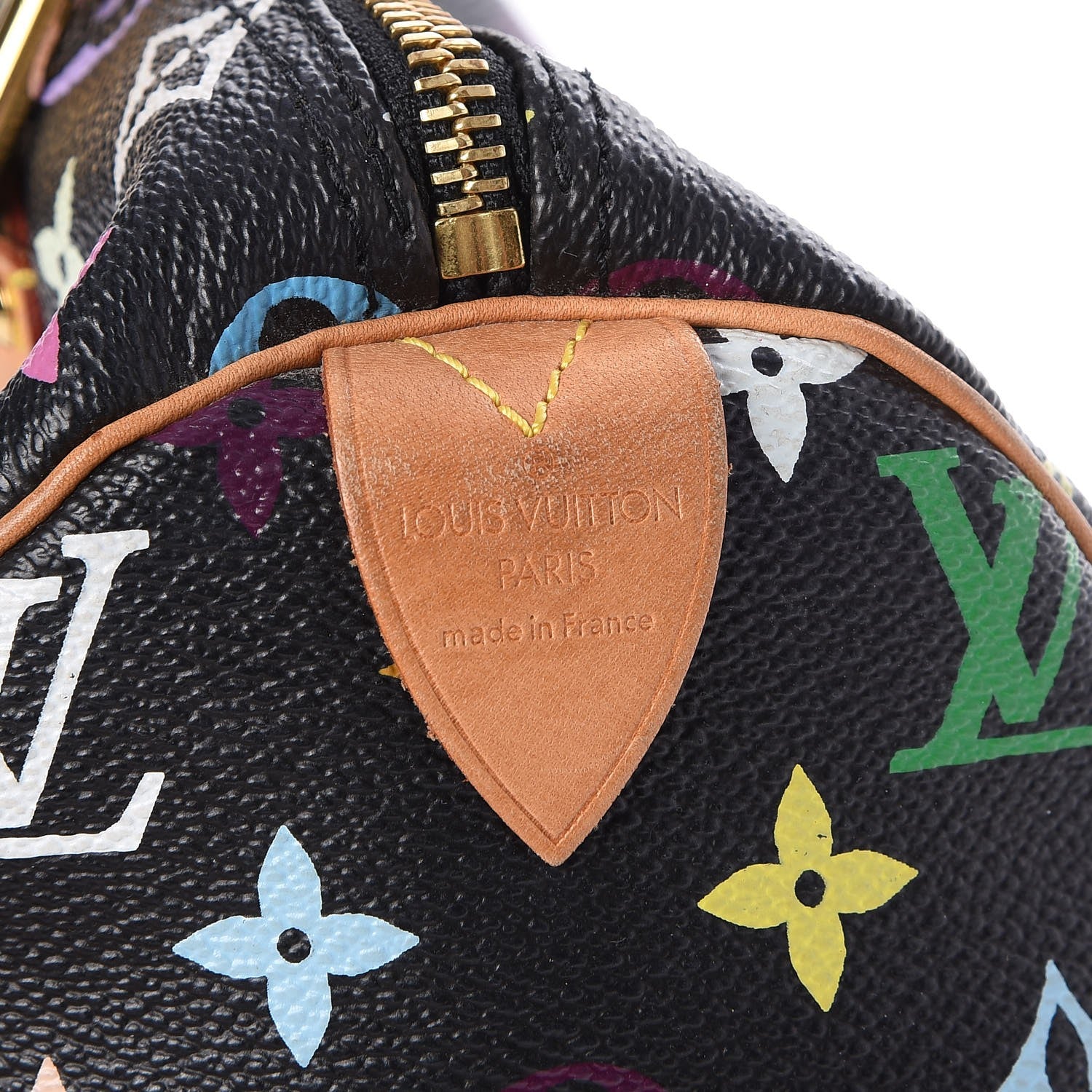 Louis Vuitton Monogram Multicolor Speedy 30 Black 6 of 8