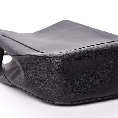 Burberry Soft Grainy Calfskin Studded Small Elmstone Hobo Black 5 of 8