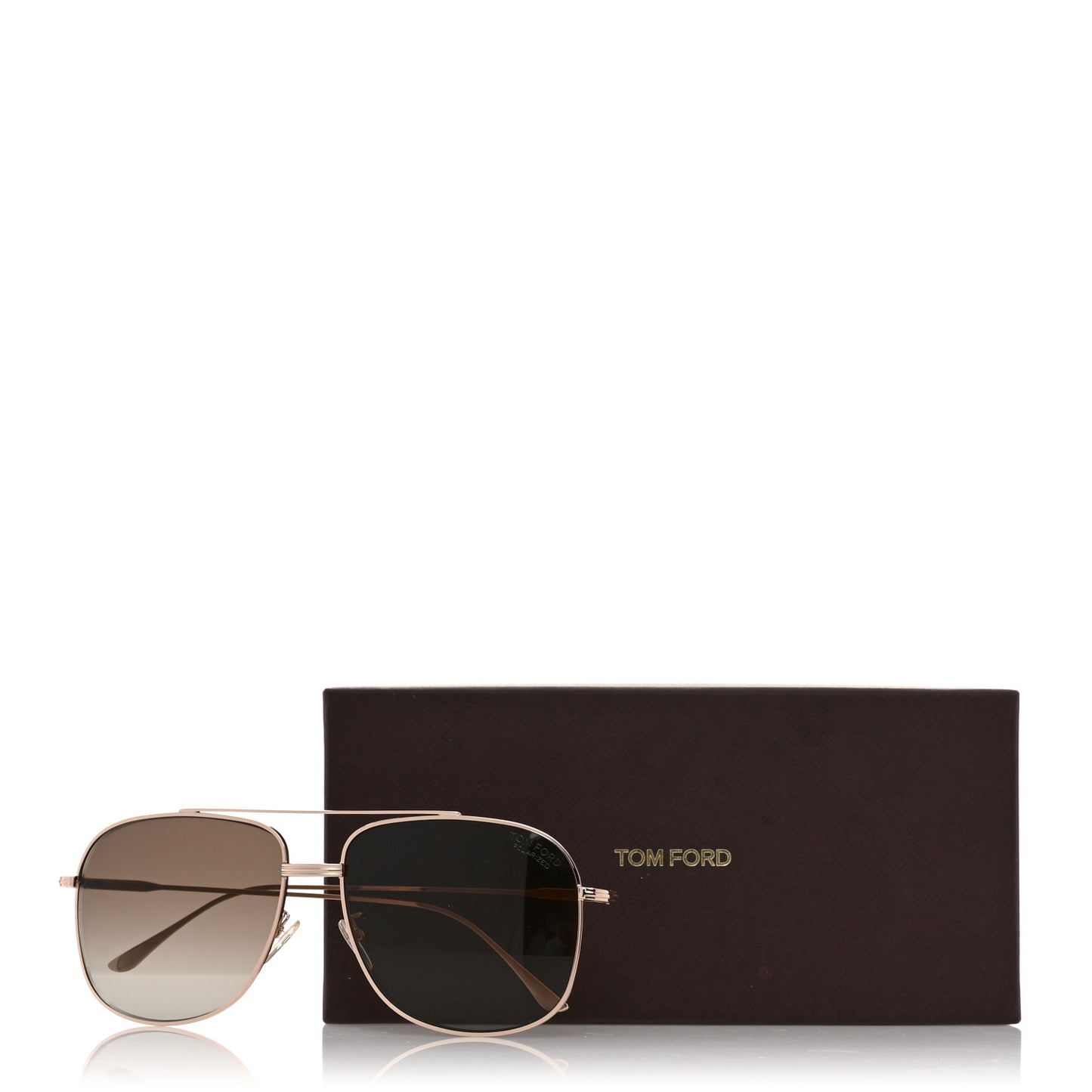 Metal Pilot Sunglasses FT0883 Gold